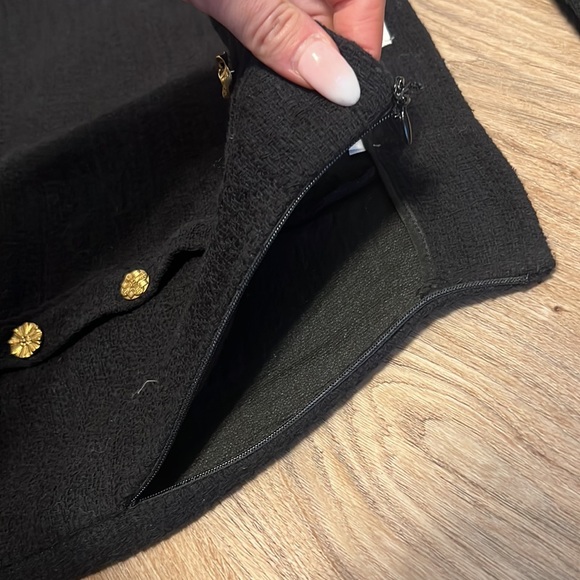 Zara Textured Halter Top + Skirt with Buttons - Picture 11 of 11